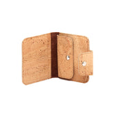 Men's Cork Wallet with Coin Pocket - Natural Cork
